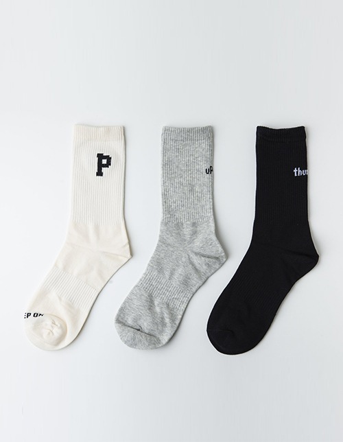 데일리 P - socks (3종1set)